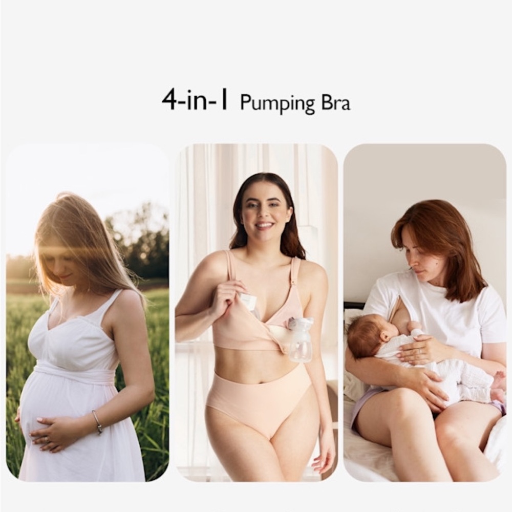 Seamless Pumping and Breastfeeding Bra MomCozy NWT - Picture 6 of 10